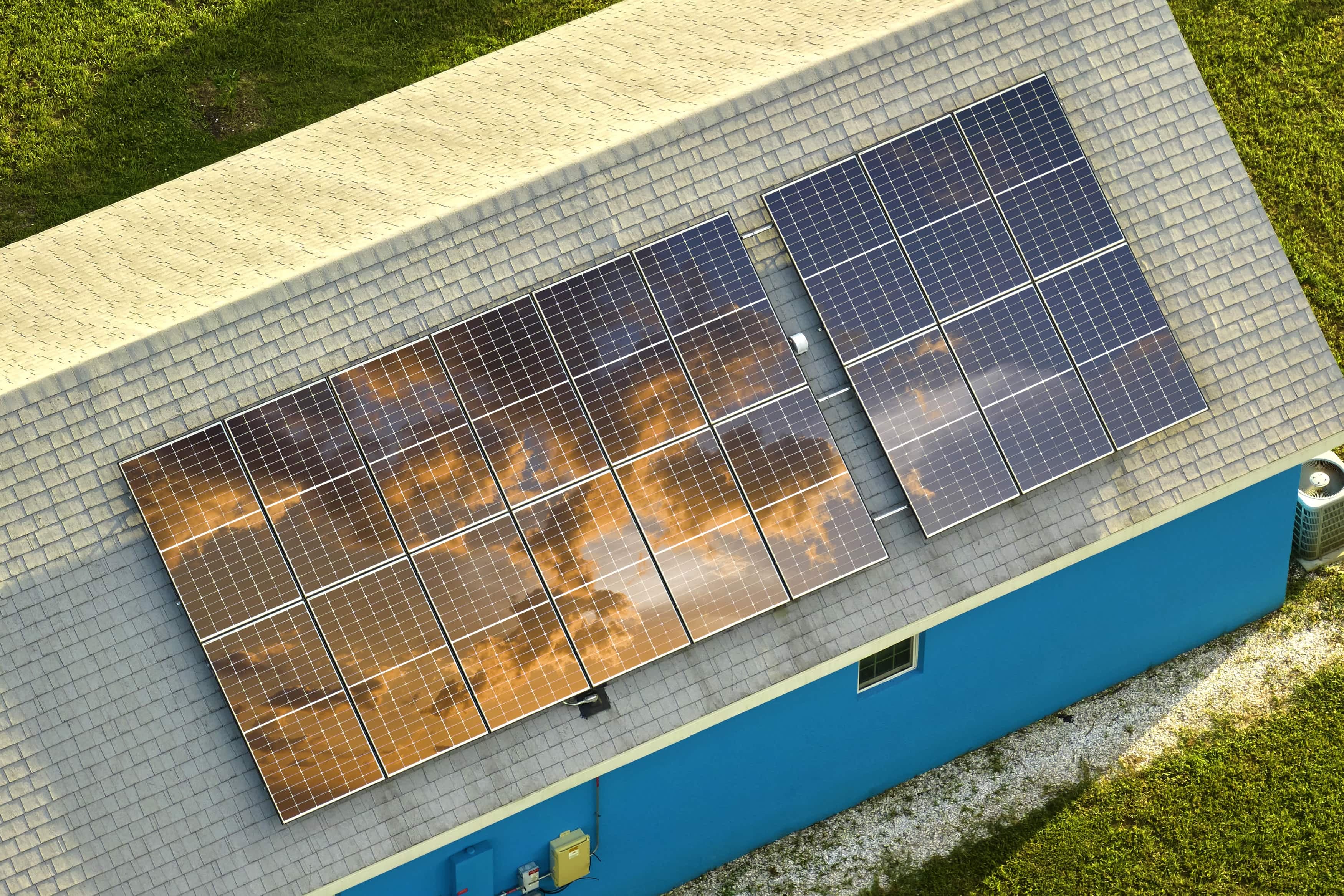 Solar powered house