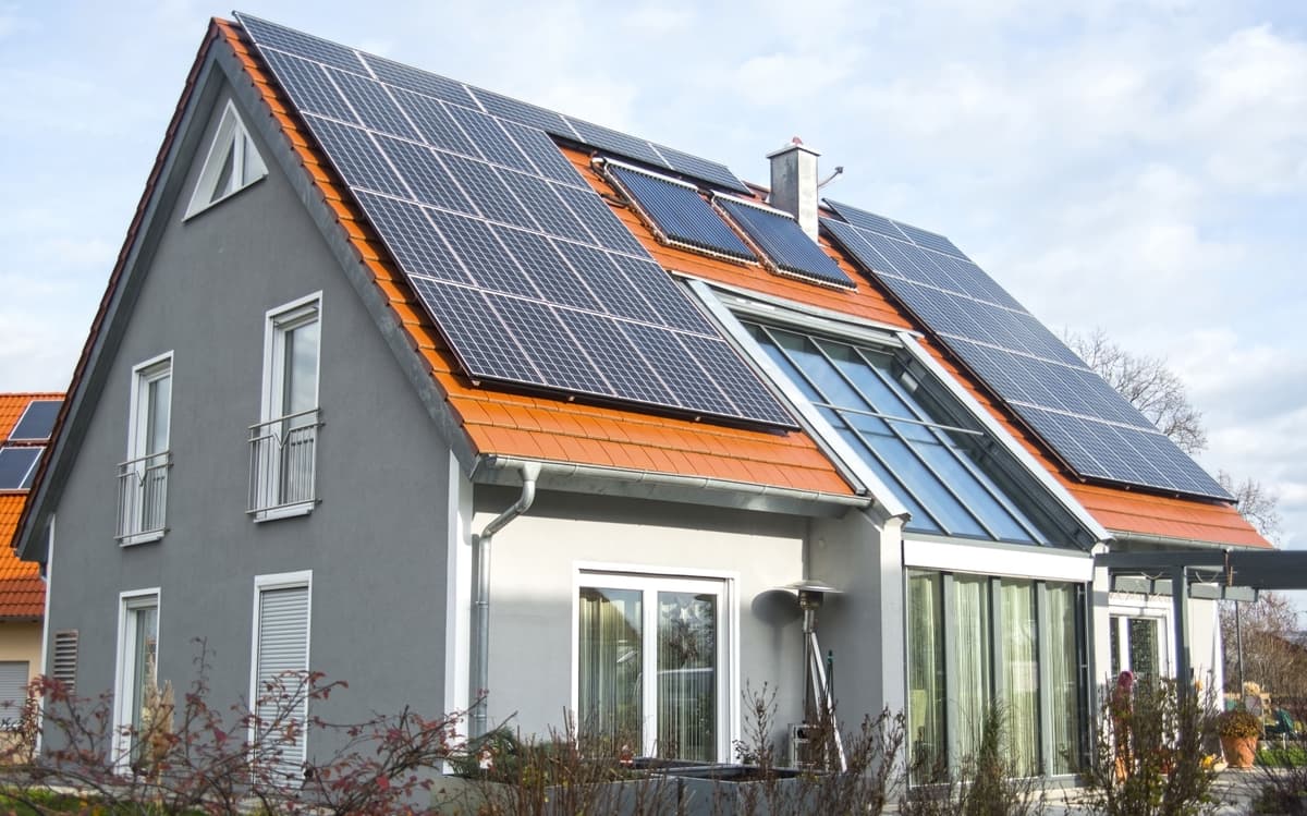 Solar panel installation